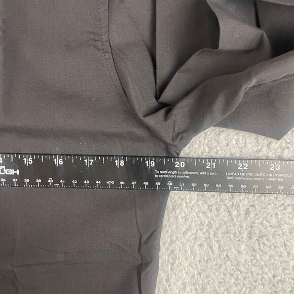 Vittorino Men's Large Black Solid Long Sleeve Button Up Shirt - Picture 11 of 16